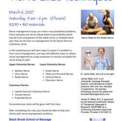 Nerve Glide Techniques - Fayetteville, Arkansas - March 6, 2027